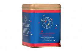 Dancing Leaf Apple Cranberry Green Tea  Tin  50 grams